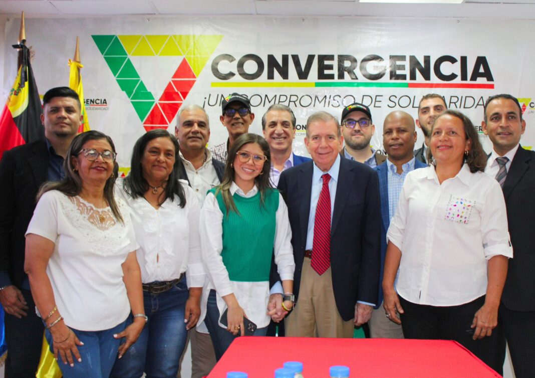 Convergencia ratificó respaldo unánime a la candidatura de Edmundo González Urrutia