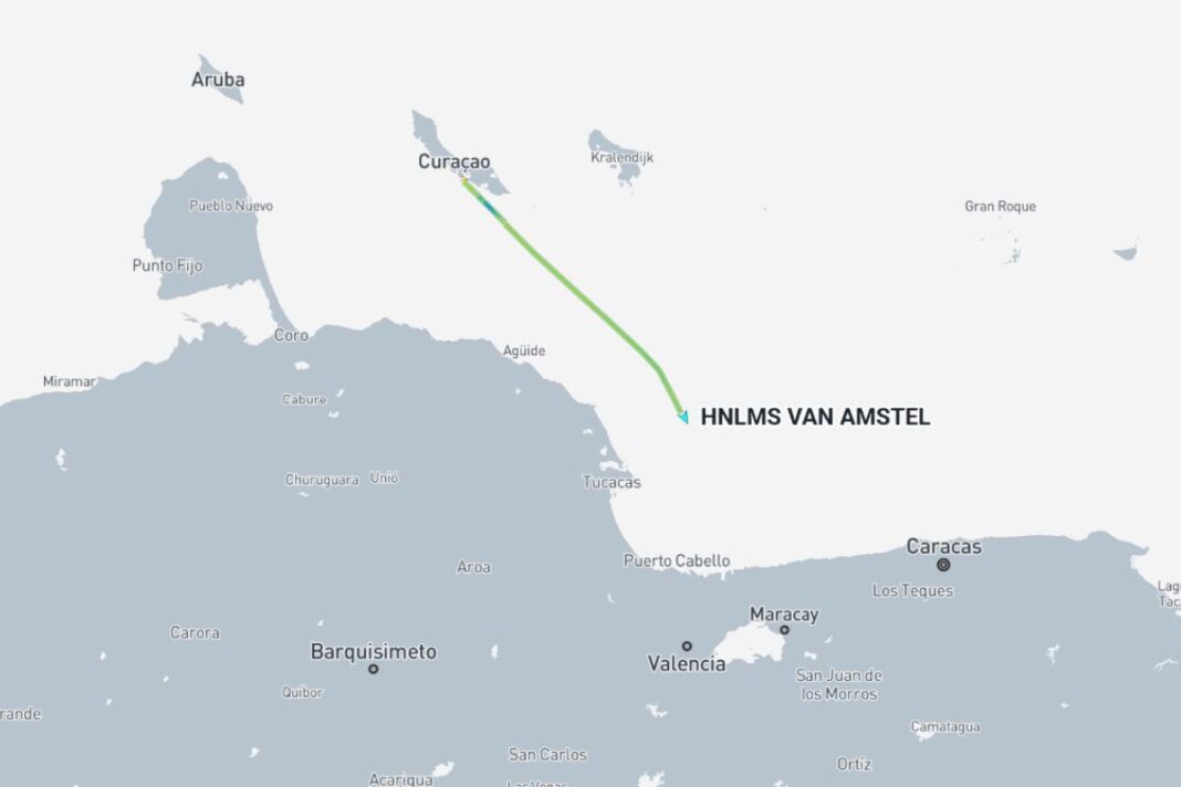 Fragata de Países Bajos aproximándose a aguas venezolanas en medio de despliegue militar en Caribe Fragata de Países Bajos aproximándose a aguas venezolanas en medio de despliegue militar en Caribe