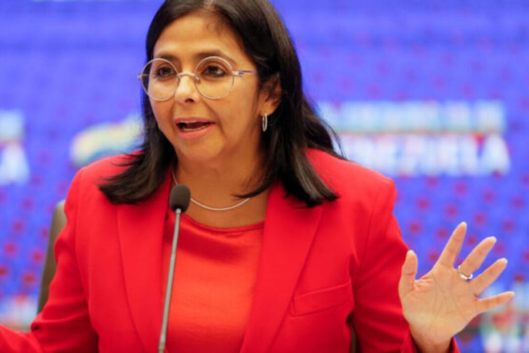 Delcy Rodríguez propone suspender acuerdos gasíferos con Trinidad y Tobago Delcy Rodríguez propone suspender acuerdos gasíferos con Trinidad y Tobago