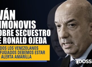 Iván Simonovis sobre secuestro de Ronald Ojeda: «Todos los venezolanos refugiados debemos estar en alerta amarilla»