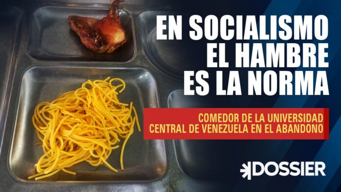 En socialismo el hambre es la norma: comedor de la UCV en el abandono En socialismo el hambre es la norma: comedor de la Universidad Central de Venezuela en el abandono