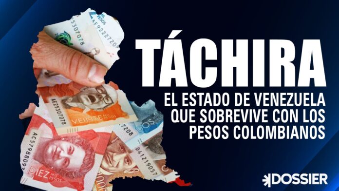 Táchira: el estado de Venezuela que sobrevive con los pesos colombianos La cercanía del estado Táchira, Venezuela, con el Norte de Santander, Colombia, permite que el uso de pesos colombianos en territorio venezolano sea común