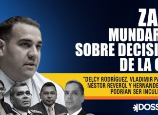 Zair Mundaray sobre decisión de la CPI: «Delcy Rodríguez, Vladimir Padrino, Néstor Reverol y Hernández Dala podrían ser inculpados»
