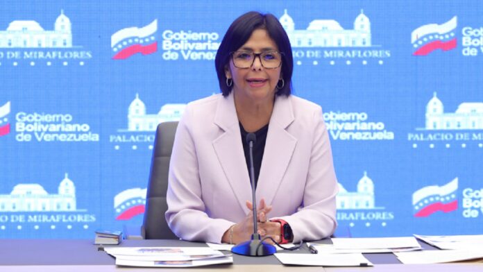 Delcy Rodríguez afirma que la CPI se equivocó al no analizar información presentada por el régimen Delcy Rodríguez afirma que la CPI se equivocó al no analizar información presentada por el régimen