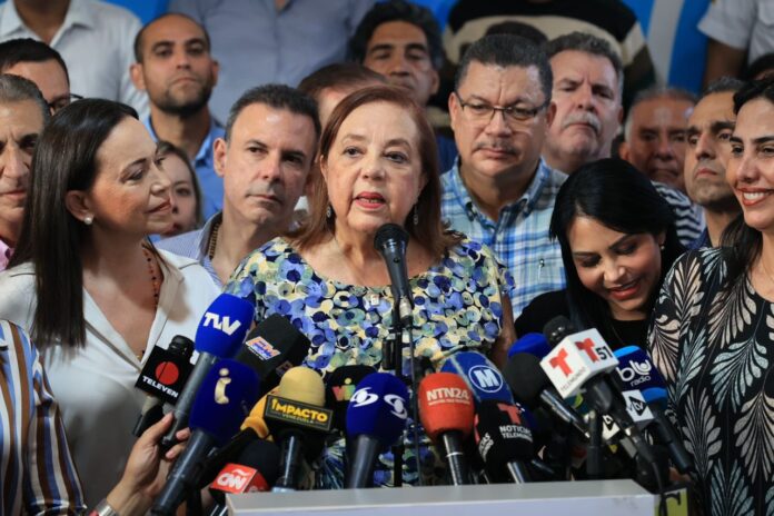 CIDH denunció veto electoral del régimen de Nicolás Maduro contra la opositora Corina Yoris CIDH denunció veto electoral del régimen de Nicolás Maduro contra la opositora Corina Yoris