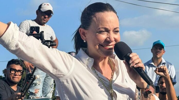 Masiva concentración ciudadana recibe a María Corina Machado en La Tendida – Táchira María Corina Machado en Valera-Trujillo: "El 90% de Venezuela clama por una transformación"