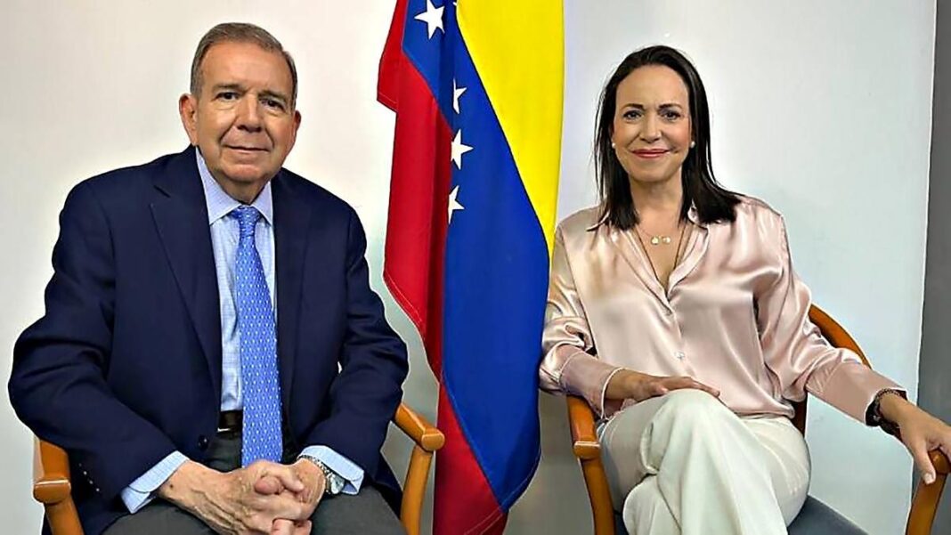 María Corina Machado y Edmundo González Urrutia: 