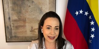 María Corina Machado: «Nicolás Maduro apela a lo único que le queda, la fuerza bruta» María Corina Machado: «Nicolás Maduro apela a lo único que le queda, la fuerza bruta»