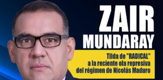 Zair Mundaray: «Nos encontramos con una de las olas represivas más graves que ha desplegado el régimen» Zair Mundaray: "Nos encontramos con una de las olas represivas más graves que ha desplegado el régimen"