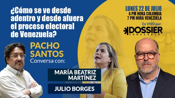 Lula da Silva, posición de la Fuerza Armada y regreso al país: Así ven María Beatriz Martínez y Julio Borges el escenario electoral en Venezuela Transición, fuerza de voto y regreso al país: Así ven María Beatriz Martínez y Julio Borges el escenario electoral en Venezuela