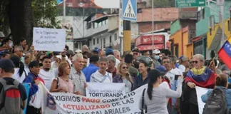 Simpatizantes de la oposición marchan en el inicio formal de la campaña electoral en Táchira Simpatizantes de la oposición marchan en el inicio formal de la campaña electoral en Táchira
