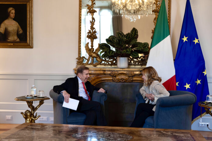 Primera Ministra de Italia se reunió con Edmundo González Urrutia y reafirmó su apoyo a la transición democrática en Venezuela Primera Ministra de Italia se reunió con Edmundo González Urrutia y reafirmó su apoyo a la transición democrática en Venezuela