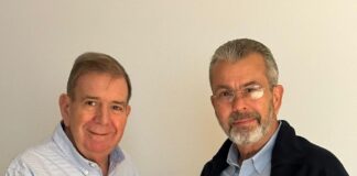 Edmundo González Urrutia se reunió con el rector del CNE Juan Carlos Delpino Edmundo González Urrutia se reunió con el rector del CNE Juan Carlos Delpino