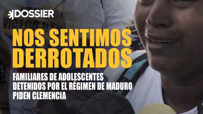 Padres de menores de edad detenidos por protestas poselectorales se sienten frustrados tras los atropellos del régimen de Nicolás Maduro Padres de menores de edad detenidos por protestas poselectorales se sienten frustrados tras los atropellos del régimen de Nicolás Maduro