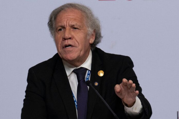 Luis Almagro tildó de «inaceptable» el asedio del régimen de Nicolás Maduro a la Embajada de Argentina en Caracas Luis Almagro tildó de "inaceptable" el asedio del régimen de Nicolás Maduro a la Embajada de Argentina en Caracas