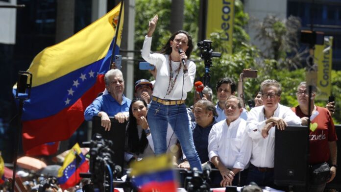 María Corina Machado agradece al Senado de Chile por su apoyo en la lucha de los venezolanos María Corina Machado agradece al Senado de Chile por su apoyo en la lucha de los venezolanos