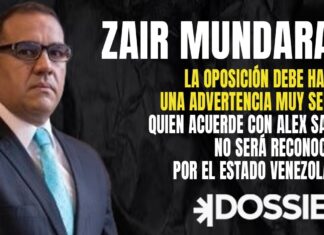 Zair Mundaray: «La oposición debe hacer una advertencia muy seria: Quien acuerde con Alex Saab no será reconocido por el Estado venezolano»