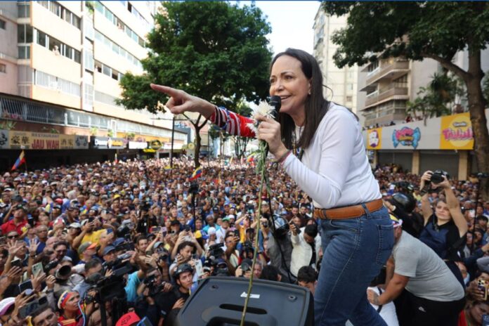 María Corina Machado: «Los días del chavismo en el poder están contados y no son muchos» María Corina Machado: "Los días del chavismo en el poder están contados y no son muchos"