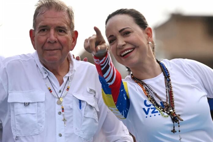 Edmundo González Urrutia y María Corina Machado reiteran llamado a «vernos en las calles» Edmundo González Urrutia y María Corina Machado reiteran llamado a «vernos en las calles»