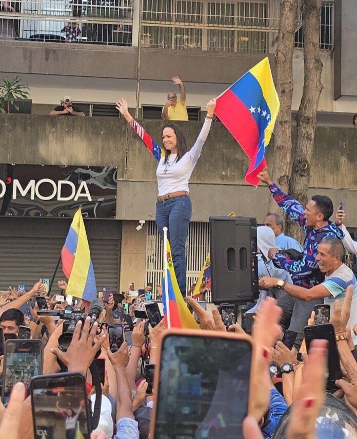 María Corina Machado se habría escapado de las autoridades que la secuestraron María Corina Machado se habría escapado de las autoridades que la secuestraron