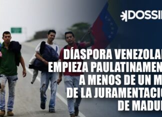 Diáspora venezolana empieza paulatinamente a un mes de la juramentación de Maduro Diáspora venezolana empieza paulatinamente a un mes de la juramentación de Maduro