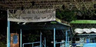 Protestas en la ULA Táchira en conmemoración al Día de la Juventud
