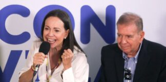 Edmundo González Urrutia y María Corina Machado exhortan a Unión Europea seguir presionando al régimen de Nicolás Maduro Edmundo González Urrutia y María Corina Machado exhortan a Unión Europea seguir presionando al régimen de Nicolás Maduro