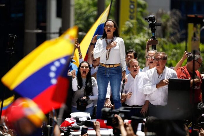 María Corina Machado: “Venezuela sin Nicolás Maduro representa la mayor oportunidad de inversión del hemisferio” María Corina Machado: “Venezuela sin Nicolás Maduro representa la mayor oportunidad de inversión del hemisferio”