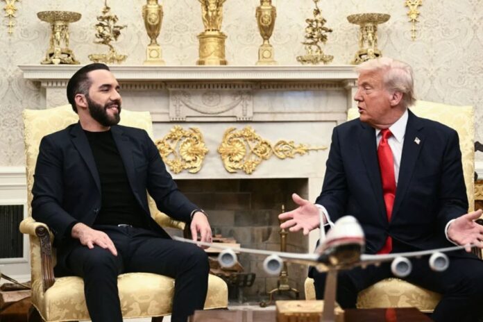 Donald Trump en reunión con Nayib Bukele: «Venezuela ya no tiene dinero, Maduro sabe lo que tiene que hacer» Donald Trump en reunión con Nayib Bukele: "Venezuela ya no tiene dinero, Maduro sabe lo que tiene que hacer"