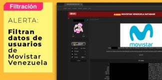 VE Sin Filtro exige a Movistar Venezuela aclarar filtración de datos de 3,2 millones de usuarios VE Sin Filtro exige a Movistar Venezuela aclarar filtración de datos de 3,2 millones de usuarios