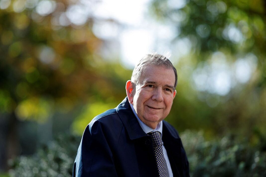 Edmundo González Urrutia fuera del hospital: 