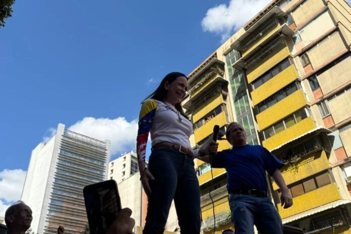 María Corina Machado califica de «terrorismo de Estado» la detención de Juan Pablo Guanipa y otras 50 personas María Corina Machado califica de "terrorismo de Estado" la detención de Juan Pablo Guanipa y otras 50 personas