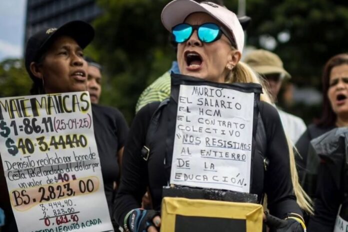 Denuncian detención forzada de profesora y dirigente sindical Lourdes Villarreal en Caracas Denuncian detención forzada de profesora y dirigente sindical Lourdes Villarreal en Caracas