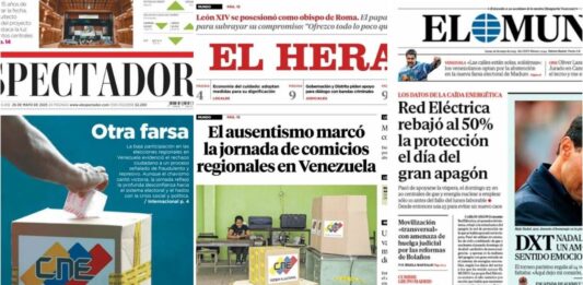 La prensa internacional acierta al tildar a la elección de este #25May como "otra farsa"