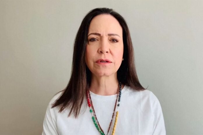 María Corina Machado: «Nicolás Maduro es el jefe del Tren de Aragua» María Corina Machado: "Nicolás Maduro es el jefe del Tren de Aragua"