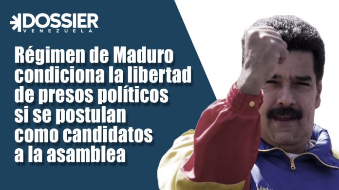 Presos políticos habrían sido chantajeados por el régimen con candidaturas a cambio de libertad Presos políticos habrían sido chantajeados por el régimen con candidaturas a cambio de libertad