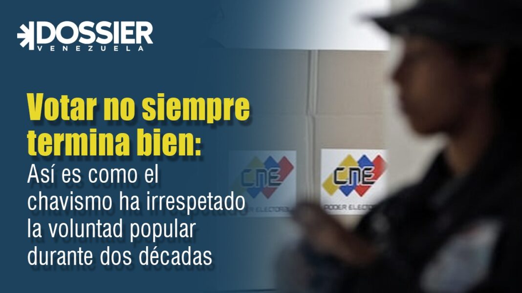 Votar no siempre termina bien: Así es como el régimen ha irrespetado la voluntad popular por más de dos décadas