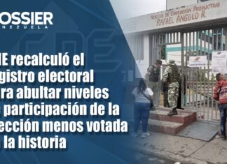 Reingeniería del régimen excluyó a millones de electores para abultar el porcentaje de participación Reingeniería del régimen excluyó a millones de electores para abultar el porcentaje de participación