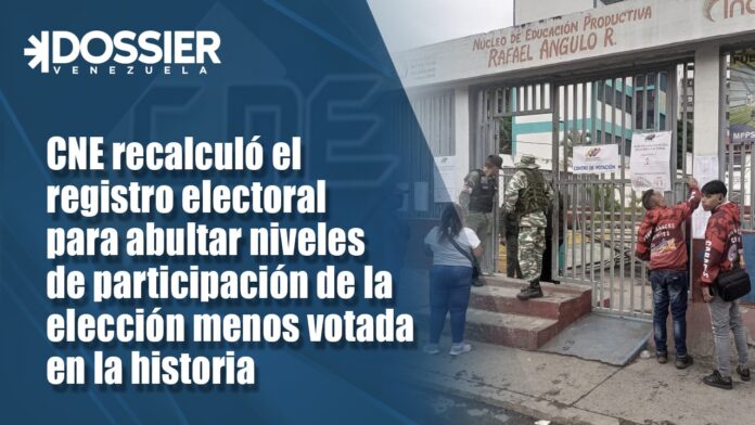 Reingeniería del régimen excluyó a millones de electores para abultar el porcentaje de participación Reingeniería del régimen excluyó a millones de electores para abultar el porcentaje de participación