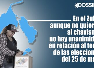 En el Zulia no hay unanimidad en relación al tema de las elecciones del 25 de mayo.