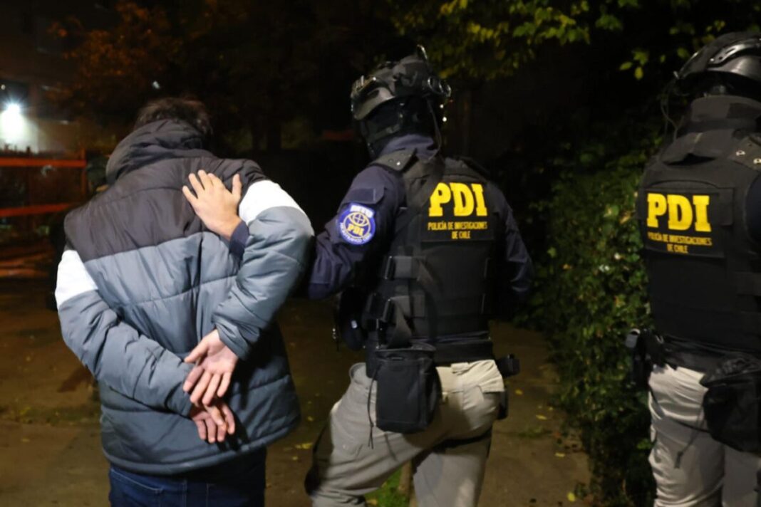 Chile desmantela red de lavado de activos del Tren de Aragua y detiene a 52 personas vinculadas