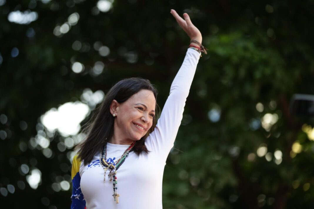 María Corina Machado dice que la única unión cívico militar es defender resultado del #28Jul
