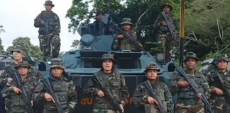 Régimen de Nicolás Maduro utiliza a mujeres militares para amenazar a María Corina Machado Régimen de Nicolás Maduro utiliza a mujeres militares para amenazar a María Corina Machado