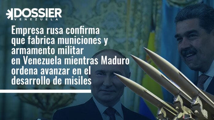 Maduro convierte a Venezuela en la nueva fábrica de municiones, armamento y drones rusos e iraníes Maduro convierte a Venezuela en la nueva fábrica de municiones, armamento y drones rusos e iraníes