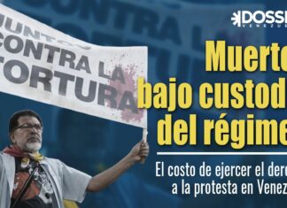 Muertos bajo custodia del régimen: El costo de ejercer el derecho a la protesta en Venezuela Al menos cinco presos políticos han muerto bajo custodia del régimen tras las elecciones presidenciales del 28 de julio de 2024. Solo en una de estas muertes, hubo un pronunciamiento del Ministerio Público, aunque no se indicó sobre una investigación al respecto.