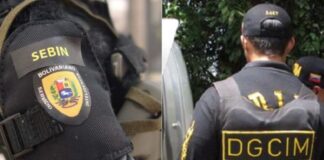 Funcionarios del Sebin y Dgcim vestidos de civil vigilan Caracas tras despliegue militar de EE. UU. en el Caribe Funcionarios del Sebin y Dgcim vestidos de civil vigilan Caracas tras despliegue militar de EE. UU. en el Caribe