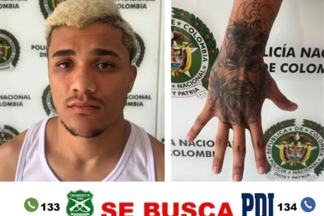 Sicario del Tren de Aragua liberado por error en Chile fue recapturado en Colombia: Cambió su apariencia pero un tatuaje permitió su identificación