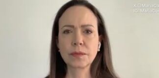 María Corina Machado: «El régimen de Nicolás Maduro ha creado una amenaza directa para la seguridad de Estados Unidos» María Corina Machado: "El régimen de Nicolás Maduro ha creado una amenaza directa para la seguridad de Estados Unidos"