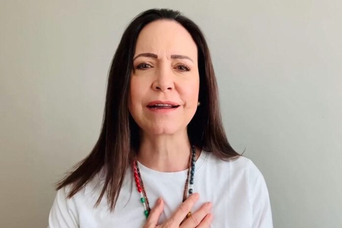 María Corina Machado: «Luchar por la paz de Colombia y Venezuela es la mejor forma de honrar la memoria de Miguel Uribe Turbay» María Corina Machado: "Luchar por la paz de Colombia y Venezuela es la mejor forma de honrar la memoria de Miguel Uribe Turbay"