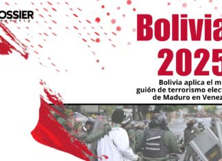 Bolivia aplica el mismo guion de terrorismo electoral de Maduro en Venezuela